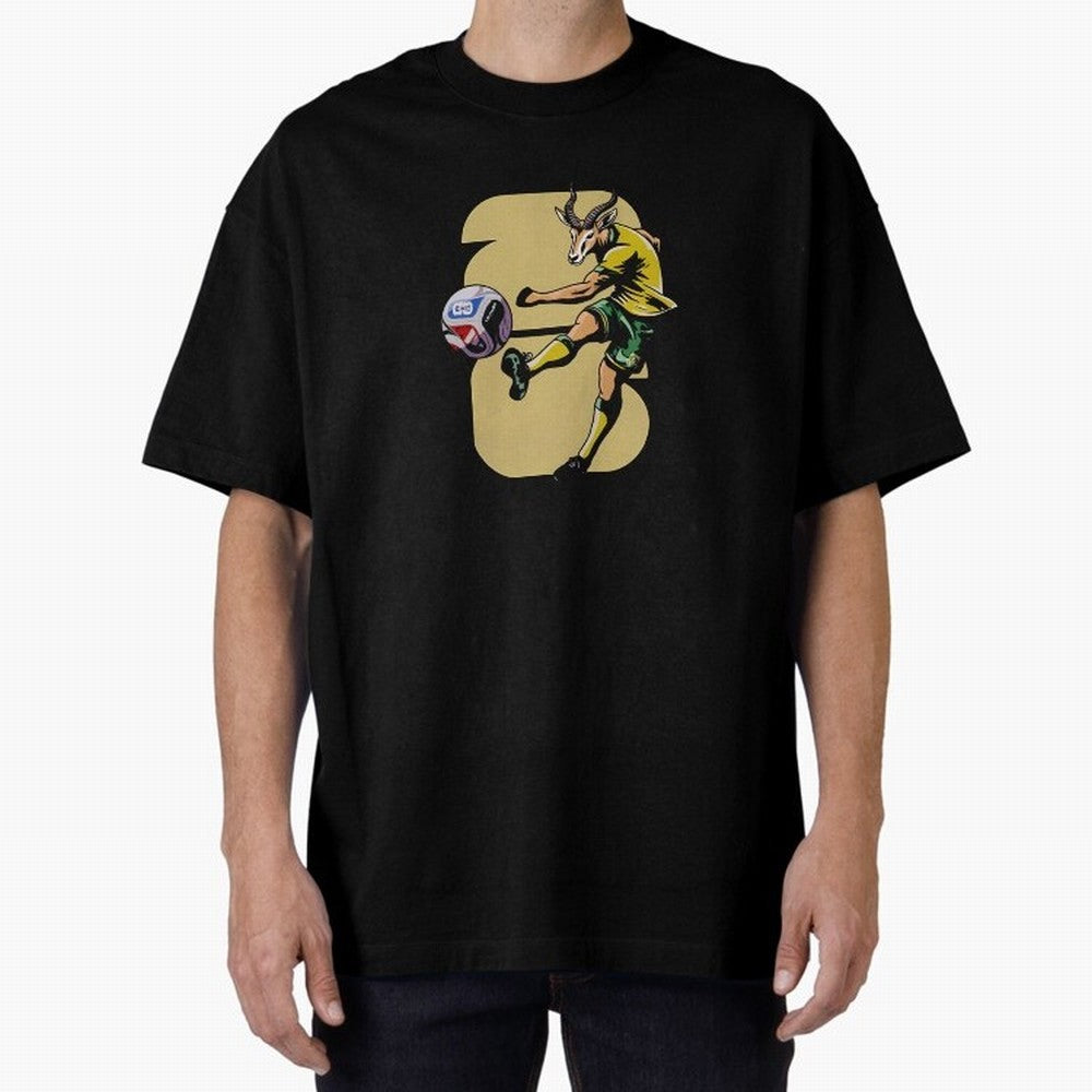 South Africa Springbok Soccer T-Shirt_91176937 Oversized T-Shirt Show Match Day Excitement for FIFA World Cup 2026 for Fans of CR7 and Portugal, Bringing Football Passion, Legendary Performances, Festival Vibes and Supporter Community; Made for