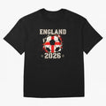 Front Print England Soccer World Cup 2026 - English Fan Gift T-Shirt_84562392 Oversized T-Shirt Cheer for FIFA World Cup 2026 Made for Haaland, Brazil Energy, Match Day Excitement, Supporter Culture, Golden Goals and Global Football Passion; Made