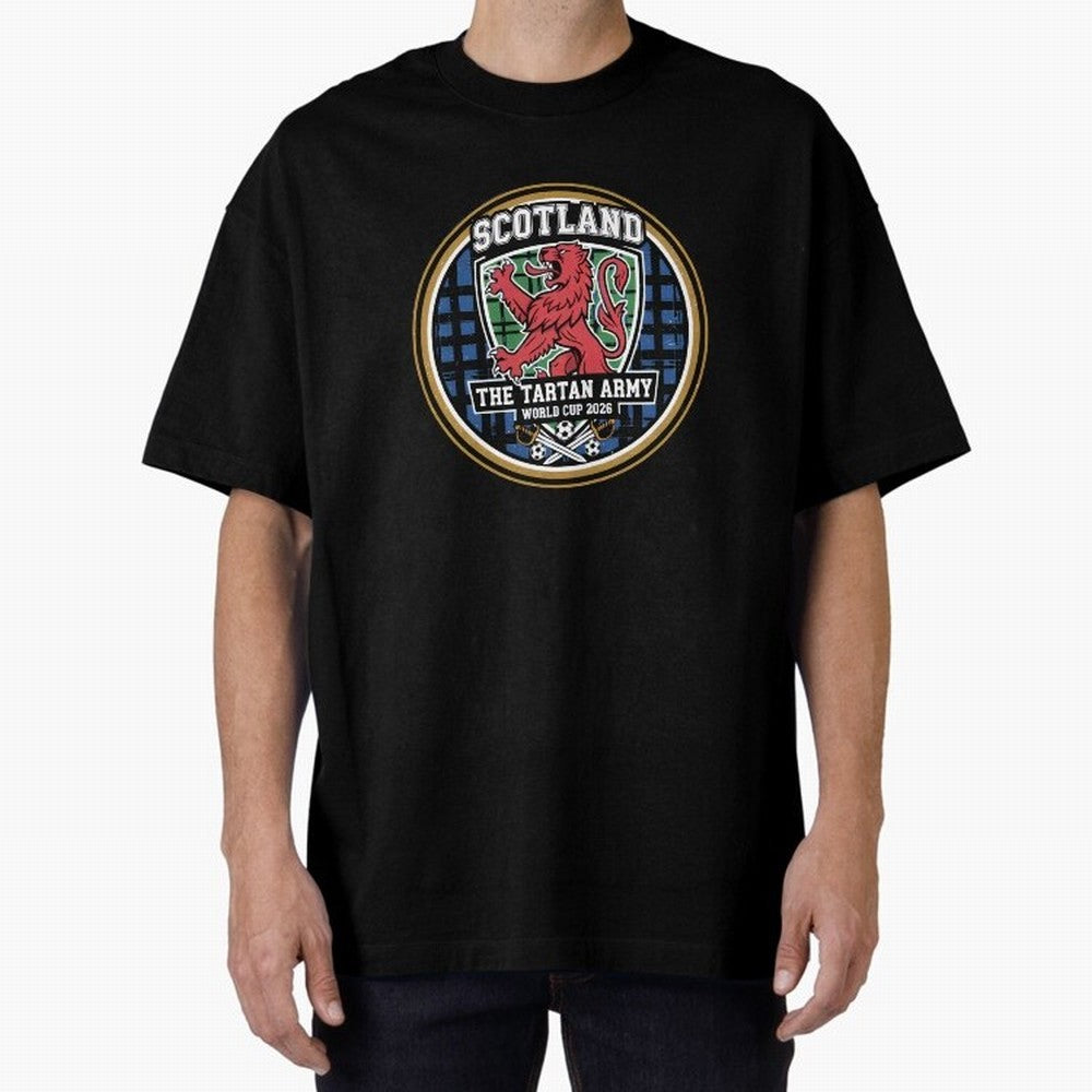 Scotland World Cup 2026 - Tartan Army Football Fan, USA Mexico Canada T-Shirt_84153647 Oversized T-Shirt Cheer for FIFA World Cup 2026 USA Canada Mexico for Fans of Messi, Neymar and Mbappe and Spain, Bringing Stadium Chants, National Pride, Trophy
