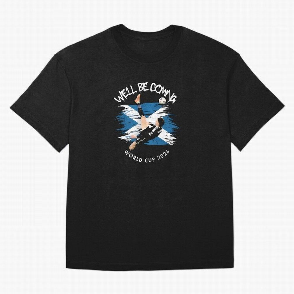 We'll be coming 2026 - Scotland World Cup 2026 ¨C Tartan Army Returns T-Shirt_83870657 Oversized T-Shirt Support the Legends of the FIFA World Cup 2026 Group Stage Journey through Neymar Highlights, Brazil Pride, Stadium Chants, National Pride,