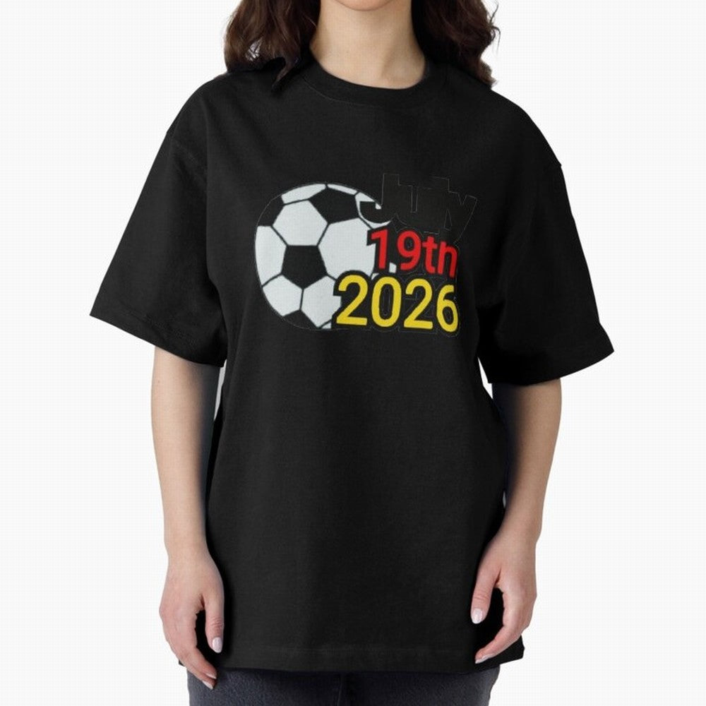USA 2026- Germany Oversized T-Shirt Make Your Look Match FIFA World Cup 2026 USA Canada Mexico Driven by Cristiano Ronaldo, England and Germany Energy, Vintage Soccer Flavor, Modern Football Stars, National Flags and Final Night Emotion; Built for
