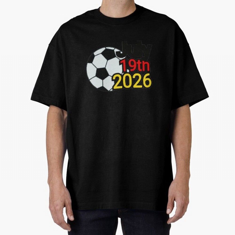 USA 2026- Germany Oversized T-Shirt Make Your Look Match FIFA World Cup 2026 USA Canada Mexico Driven by Cristiano Ronaldo, England and Germany Energy, Vintage Soccer Flavor, Modern Football Stars, National Flags and Final Night Emotion; Built for