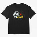 USA 2026- Germany Oversized T-Shirt Make Your Look Match FIFA World Cup 2026 USA Canada Mexico Driven by Cristiano Ronaldo, England and Germany Energy, Vintage Soccer Flavor, Modern Football Stars, National Flags and Final Night Emotion; Built for