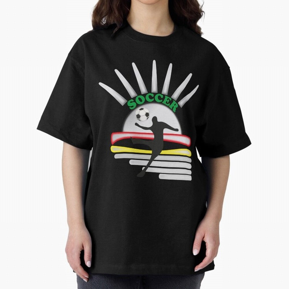 Football player football sun Oversized T-Shirt Join the Countdown to Match Day Hype around FIFA World Cup 2026 Group Stage, Messi, Neymar and Mbappe, Argentina, France and Brazil, Tournament Hype, Historic Matchups, Family Viewing Parties and