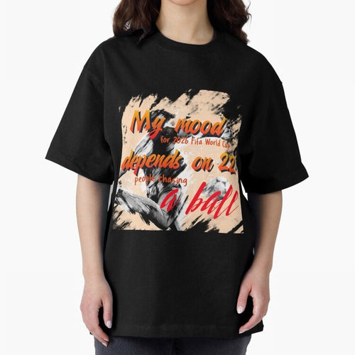 2026 World Cup T-shirt Oversized T-Shirt Make Memories around Match Day Hype around FIFA World Cup 2026 Group Stage, Messi, France, Vintage Soccer Flavor, Modern Football Stars, National Flags and Final Night Emotion; Built for Supporters Chasing