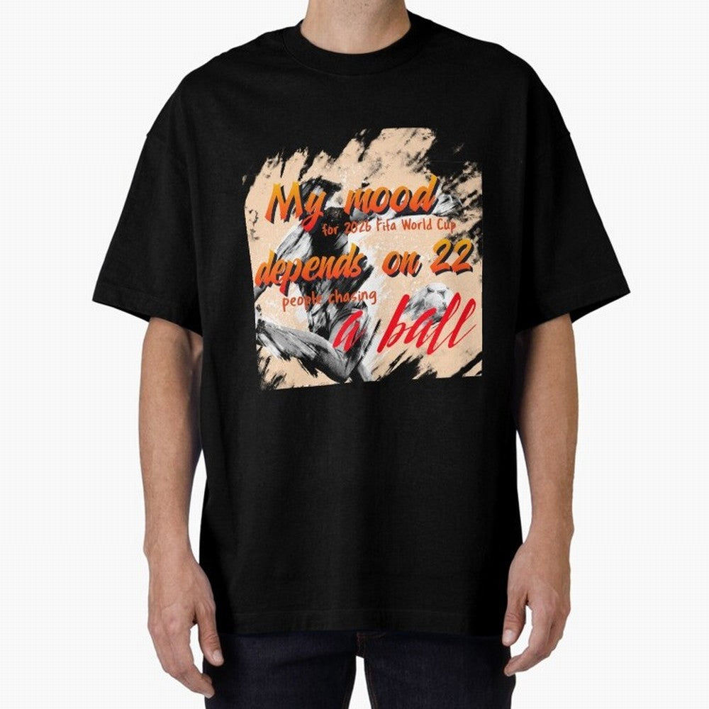 2026 World Cup T-shirt Oversized T-Shirt Make Memories around Match Day Hype around FIFA World Cup 2026 Group Stage, Messi, France, Vintage Soccer Flavor, Modern Football Stars, National Flags and Final Night Emotion; Built for Supporters Chasing