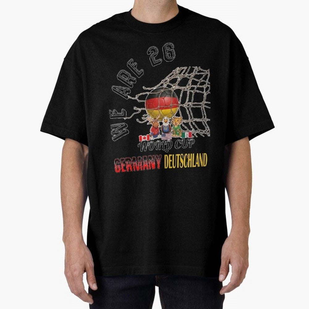 World cup 26 - Germany Oversized T-Shirt Relive FIFA World Cup 2026 Group Stage Celebrating CR7, England Energy, Game Day Rituals, Football Legends, Country Pride and the Road to the Final; Made for Collectors Who Enjoy Iconic Players, Country