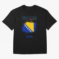 BOSNIA WORLD CUP 2026 Oversized T-Shirt Make Every Kick Count in Global Football Passion for FIFA World Cup 2026, Filled with Mbappe and Neymar, Portugal, Spain and Germany, Global Supporter Spirit, Legendary Goals, National Colors and Tournament