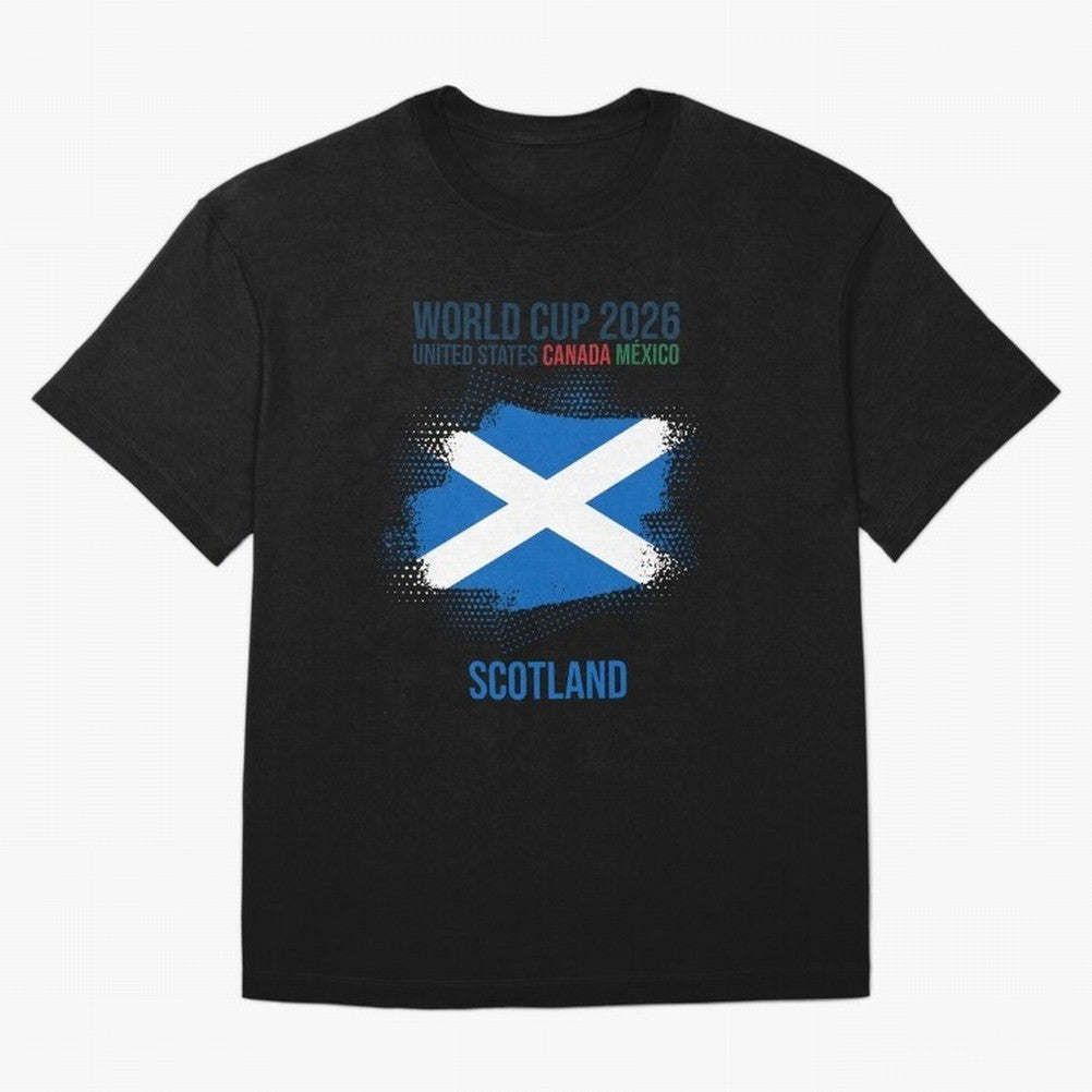 SCOTLAND WORLD CUP 2026 Oversized T-Shirt Celebrate Football Heritage in FIFA World Cup 2026 USA Canada Mexico Inspired by CR7 and Messi, France Energy, Game Day Rituals, Football Legends, Country Pride and the Road to the Final; Perfect for People