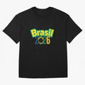 Brasil 2026 Football Mission - Road to Next World Cup T-Shirt Oversized T-Shirt Cheer for the FIFA World Cup 2026 Group Stage Journey through Cristiano Ronaldo Highlights, England, France and Netherlands Pride, Stadium Chants, National Pride,