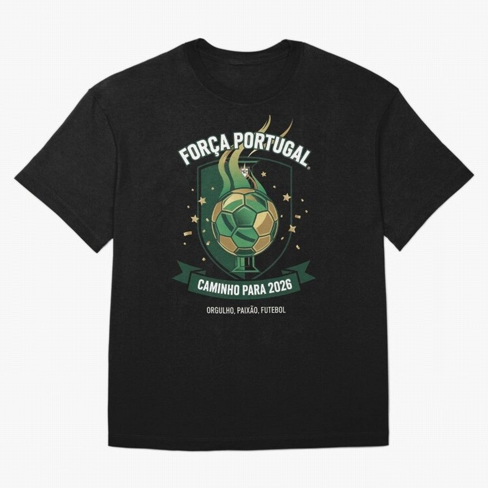 Portugal World Cup 2026 Fan Art Oversized T-Shirt Celebrate Football Dreams Across Global Football Passion for FIFA World Cup 2026, Capturing Mbappe and Neymar, England, Vintage Soccer Flavor, Modern Football Stars, National Flags and Final Night