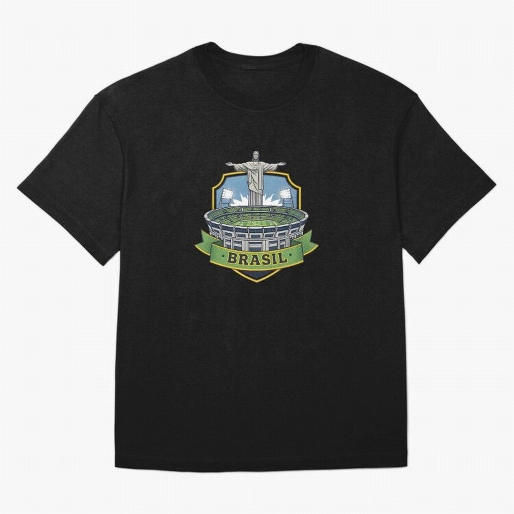 Brazil - World Cup 2026 Oversized T-Shirt Live the Energy of the FIFA World Cup 2026 USA Canada Mexico Journey through Messi, Neymar and Mbappe Highlights, England, France and Netherlands Pride, Supporter Pride, Iconic Celebrations, Legendary Names