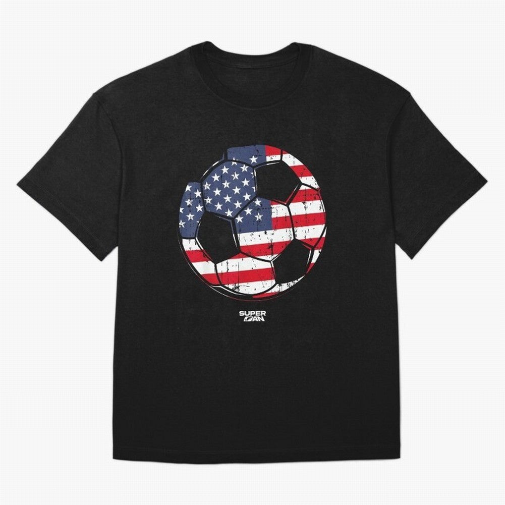 2026 USA Soccer Fan World Cup Oversized T-Shirt Share the Excitement of FIFA World Cup 2026 Spirit, Featuring England, France and Netherlands, Messi, Soccer Culture, Superstar Moments, National Team Dreams and Competitive Fire; Perfect for People