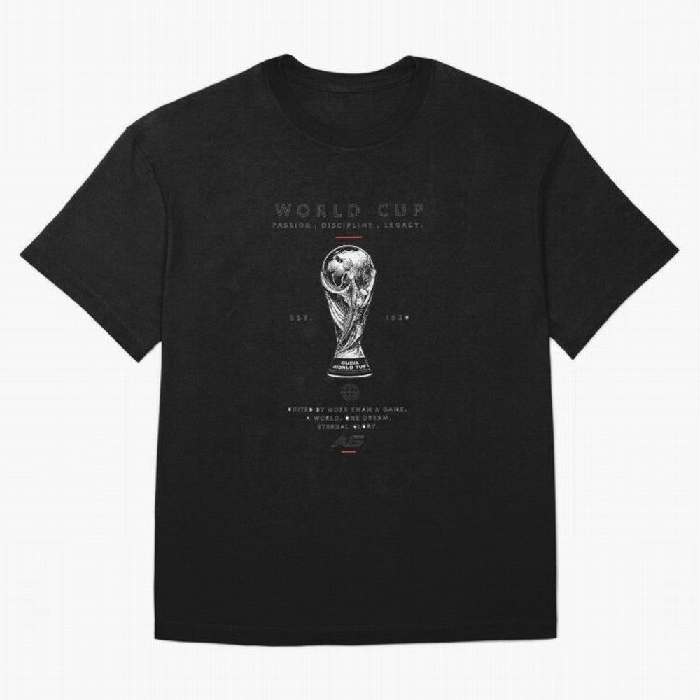 World Cup Football Streetwear Design Oversized T-Shirt Bring Retro Soccer Energy to FIFA World Cup 2026 USA Canada Mexico Inspired by Messi and Cristiano Ronaldo, Brazil Energy, Football Passion, Legendary Performances, Festival Vibes and Supporter