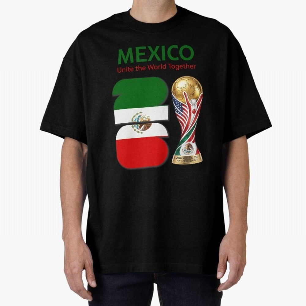 World Cup 2026, IMG 022, MEXICO 001 Oversized T-Shirt Show Championship Spirit for Global Football Passion for FIFA World Cup 2026, Built around Mbappe, Germany, Soccer Culture, Superstar Moments, National Team Dreams and Competitive Fire; Created