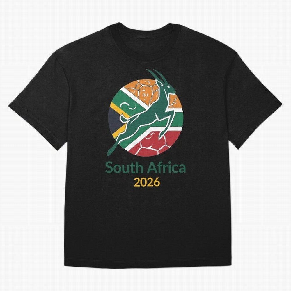 South Africa 2026 Oversized T-Shirt Share the Excitement of the FIFA World Cup 2026 Journey through Cristiano Ronaldo Highlights, Brazil, Portugal and Argentina Pride, Football History, Final Match Energy, Crowd Noise and Once in a Lifetime
