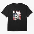 2026 Cup Flag Soccer Pride Fun Family USA Oversized T-Shirt Feel the FIFA World Cup 2026 Group Stage Journey through Cristiano Ronaldo, Haaland and CR7 Highlights, Argentina Pride, Champion Mindset, Group Stage Buzz, Knockout Tension and Passionate