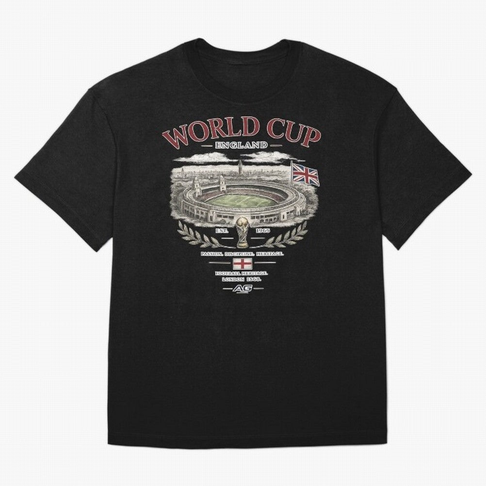 England World Cup Wembley Streetwear Oversized T-Shirt Build FIFA World Cup 2026 Group Stage Centered on Cristiano Ronaldo, England and Germany Energy, Game Day Rituals, Football Legends, Country Pride and the Road to the Final; Made for Collectors