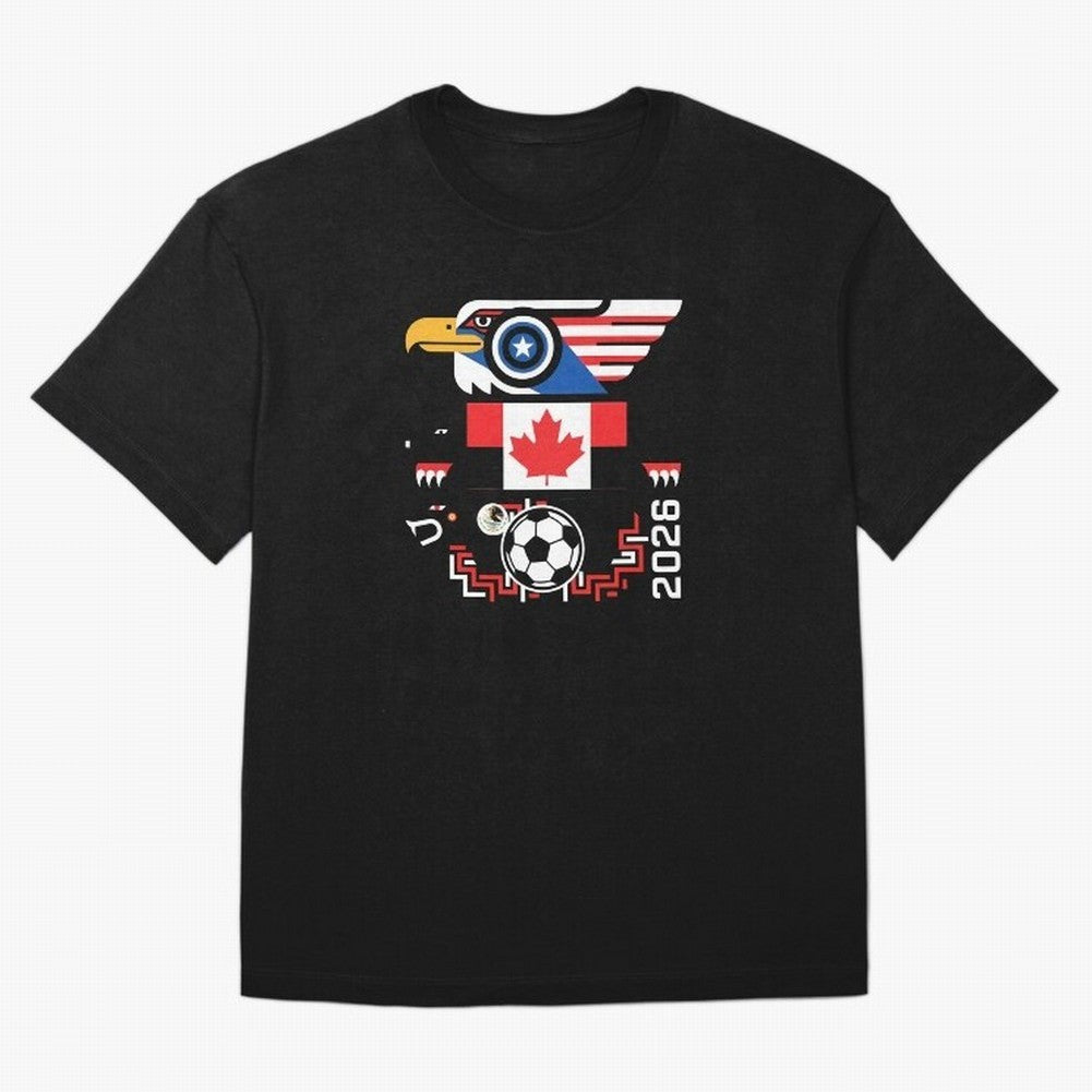 North America Spirit Cup 2026 T-Shirt_82734510 Oversized T-Shirt Bring Legendary Rivalry Energy to FIFA World Cup 2026 Spirit, Filled with France, Mbappe and Neymar, Championship Spirit, Famous Goals, Roaring Crowds and International Football