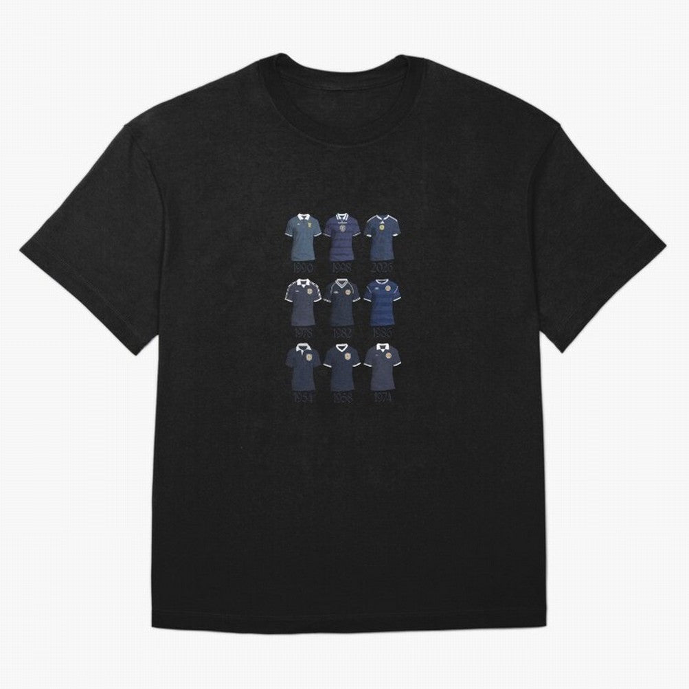 Scotland World Cup Kits Oversized T-Shirt Back the Journey through Match Day Hype around FIFA World Cup 2026 USA Canada Mexico, Messi and Cristiano Ronaldo, Netherlands, Sports Nostalgia, International Competition, Famous Players and Unforgettable