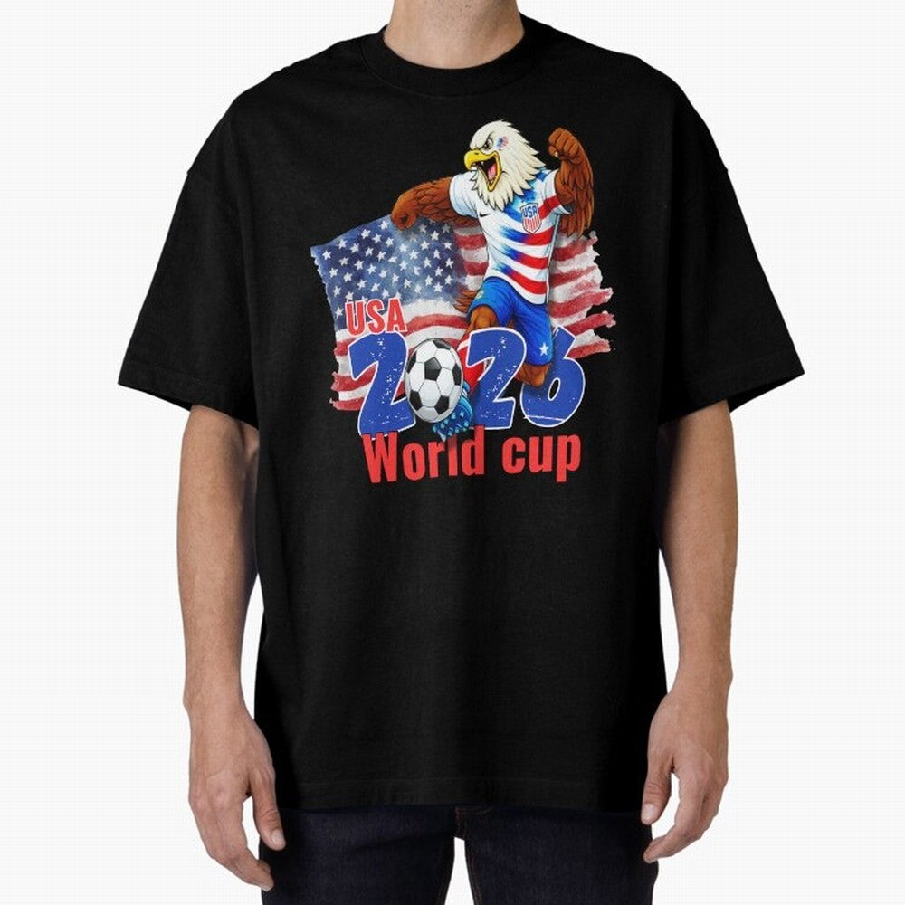 USA 2026 WORLD CUP Oversized T-Shirt Keep the Match Day Mood of Global Football Passion for FIFA World Cup 2026 USA Canada Mexico, Featuring Messi, England and Germany, Soccer Culture, Superstar Moments, National Team Dreams and Competitive Fire;