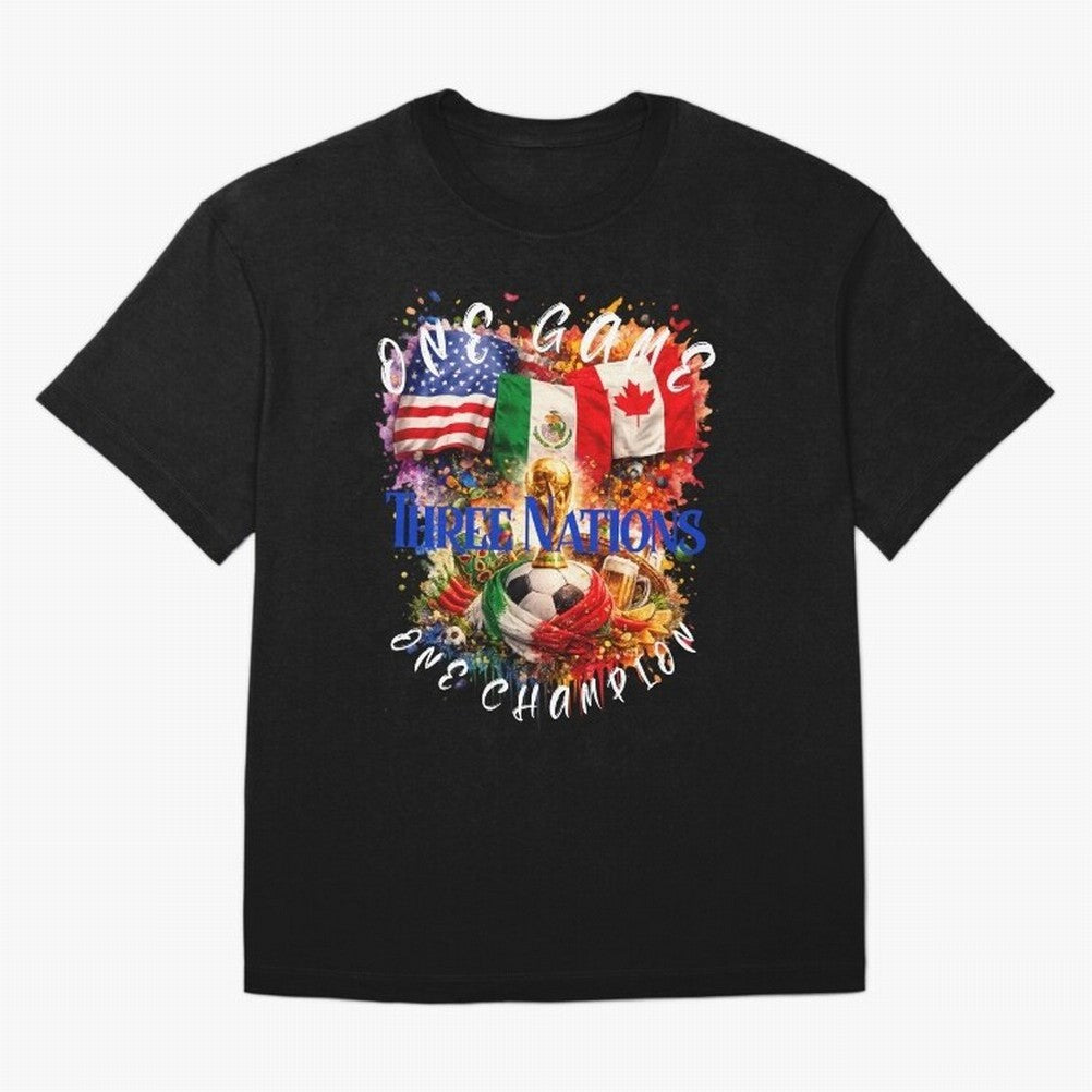 2026 World Cup Oversized T-Shirt Celebrate FIFA World Cup 2026 for Fans of Messi and England and Germany, Bringing Football Festival Excitement, Trophy Ambitions, Country Rivalries and Star Player Buzz; Perfect for Supporters Who Want Bold Football