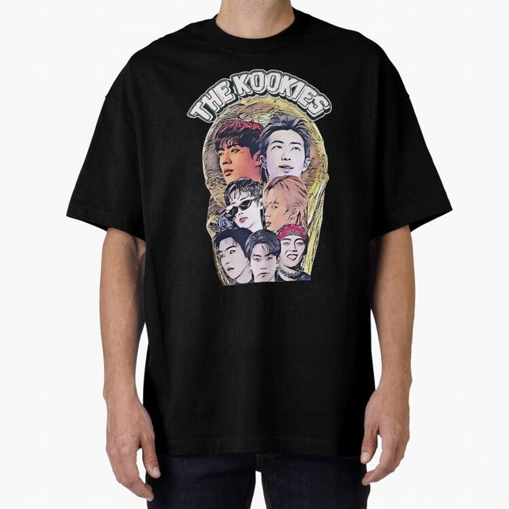 The Kookies - BTS Design Oversized T-Shirt Carry the Colors and Pride of FIFA World Cup 2026 for Fans of Messi, CR7 and Mbappe and England and Germany, Bringing Game Day Rituals, Football Legends, Country Pride and the Road to the Final; Made for