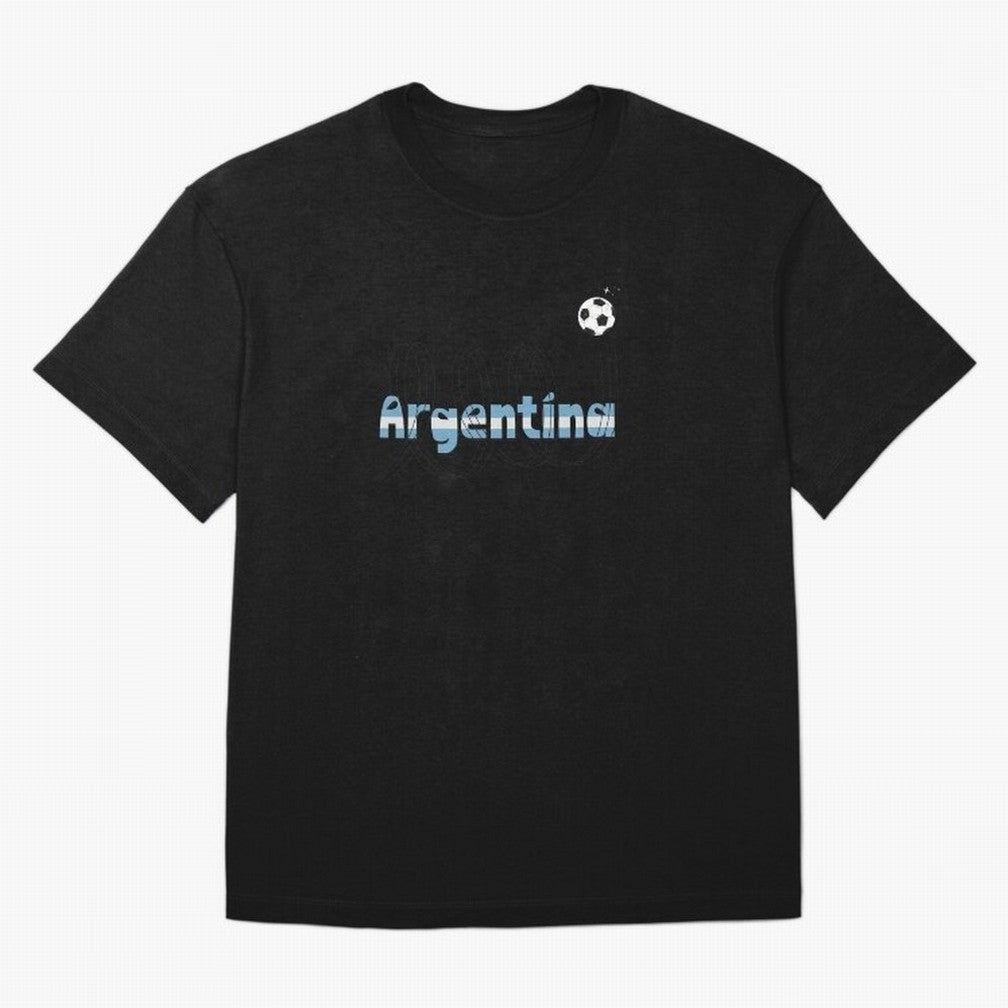 Argentina Oversized T-Shirt Bring Legendary Rivalry Energy to Global Football Passion for FIFA World Cup 2026 USA Canada Mexico, Centered on Messi, Neymar and Mbappe, France, Vintage Soccer Flavor, Modern Football Stars, National Flags and Final