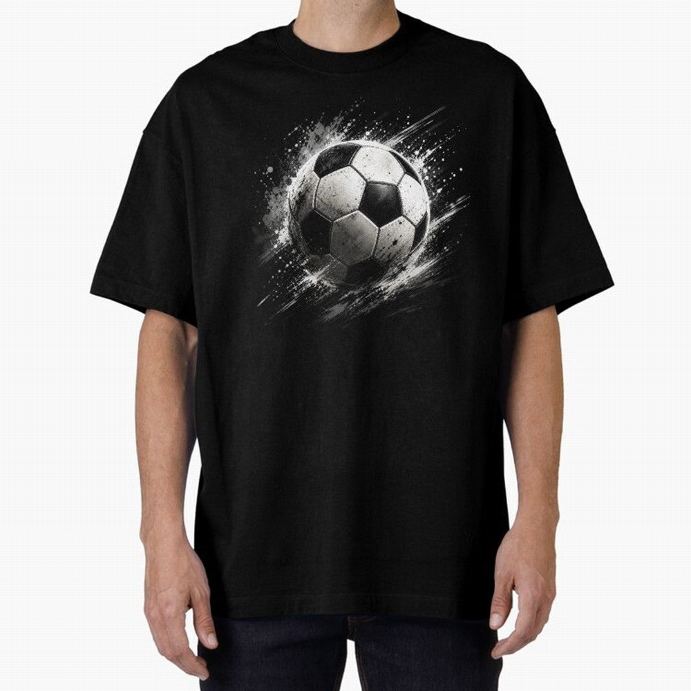 Football Oversized T-Shirt Fuel FIFA World Cup 2026 USA Canada Mexico Centered on CR7, France Energy, Football Passion, Legendary Performances, Festival Vibes and Supporter Community; Ideal for Football Dads, Football Moms, Friends, Collectors and