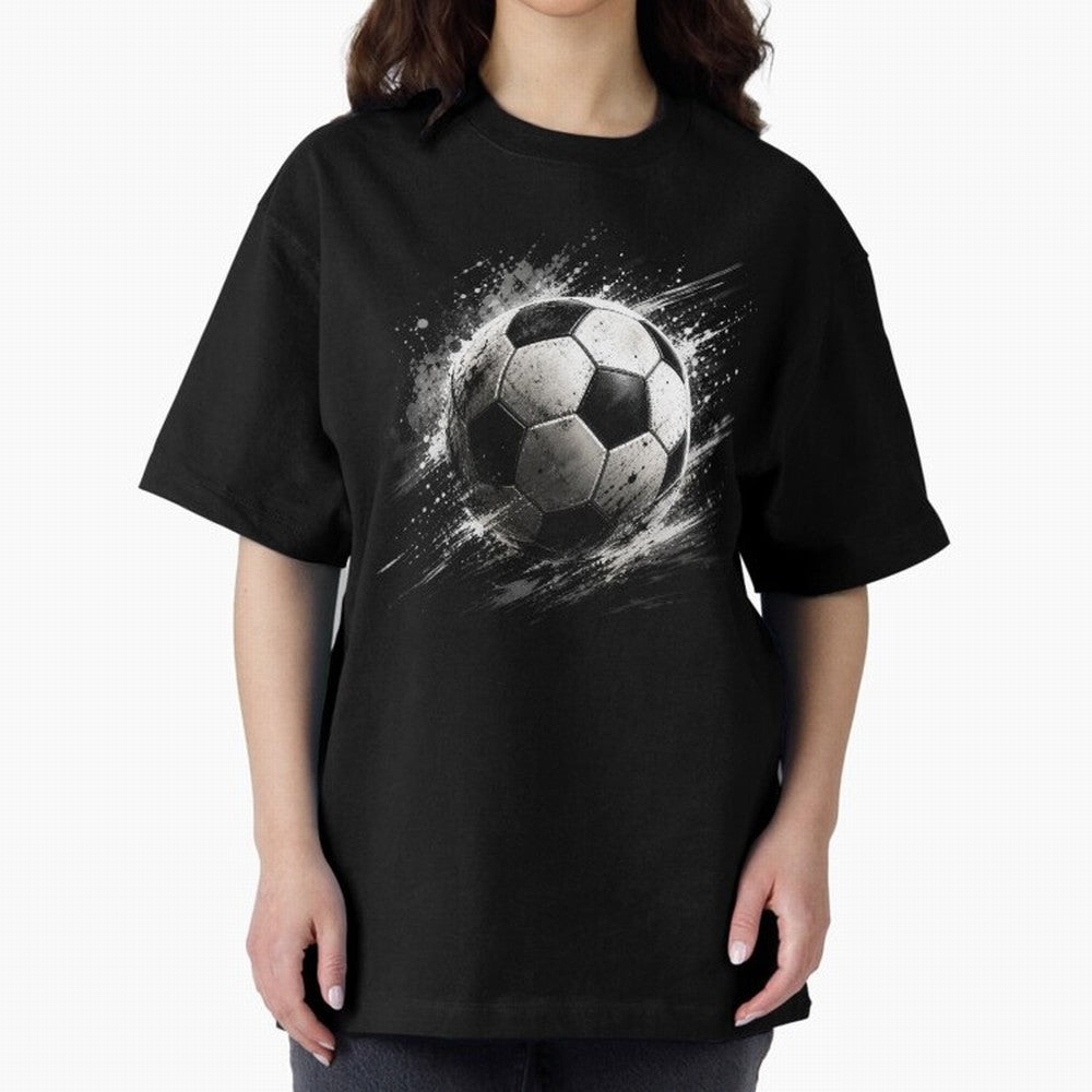Football Oversized T-Shirt Fuel FIFA World Cup 2026 USA Canada Mexico Centered on CR7, France Energy, Football Passion, Legendary Performances, Festival Vibes and Supporter Community; Ideal for Football Dads, Football Moms, Friends, Collectors and
