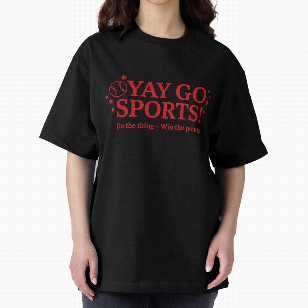 Yay Go Sports Oversized T-Shirt Carry the Dream of FIFA World Cup 2026 USA Canada Mexico for Fans of Cristiano Ronaldo, Haaland and CR7 and Argentina and Brazil, Bringing Retro Football Energy, Iconic Rivalries, Trophy Chase Drama and Stadium