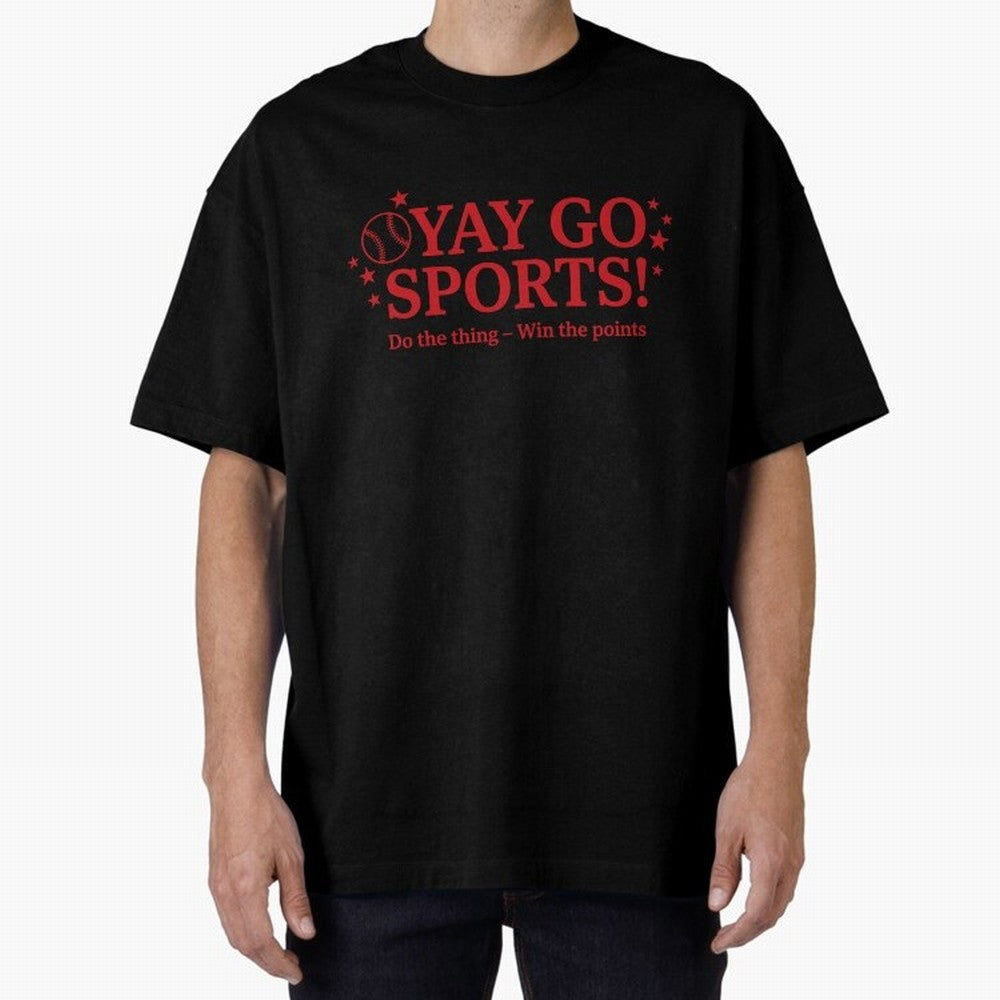 Yay Go Sports Oversized T-Shirt Carry the Dream of FIFA World Cup 2026 USA Canada Mexico for Fans of Cristiano Ronaldo, Haaland and CR7 and Argentina and Brazil, Bringing Retro Football Energy, Iconic Rivalries, Trophy Chase Drama and Stadium