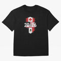 Glitched United 2026 - North America Emblem Cup T-Shirt_82794505 Oversized T-Shirt Turn Up for FIFA World Cup 2026 Built around Messi and Cristiano Ronaldo, Argentina and Brazil Energy, Goal Celebration Energy, Supporter Heritage, Football Icons