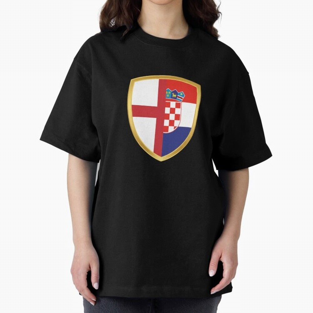 FIFA World Cup - England v Croatia Oversized T-Shirt Turn Every Weekend Toward FIFA World Cup 2026 USA Canada Mexico for Fans of Cristiano Ronaldo, Haaland and CR7 and England, Bringing Game Day Rituals, Football Legends, Country Pride and the Road
