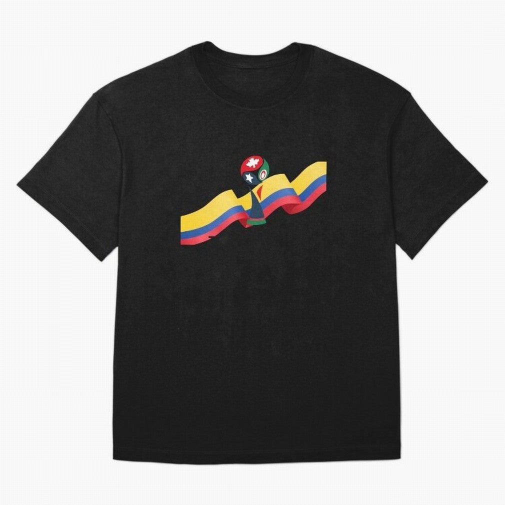 World Cup 2026 Team Colombia Oversized T-Shirt Honor Champions and Dreams in Global Football Passion for FIFA World Cup 2026, Highlighting Messi, CR7 and Mbappe, Argentina, Tournament Hype, Historic Matchups, Family Viewing Parties and Global