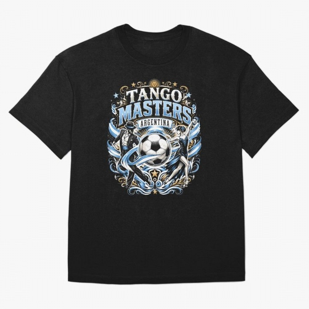 Tango Masters Argentina World Cup 2026 Oversized T-Shirt Feel the Roar of Match Day Hype around FIFA World Cup 2026, CR7, Portugal, Match Day Excitement, Supporter Culture, Golden Goals and Global Football Passion; Ideal for Passionate Fans Who