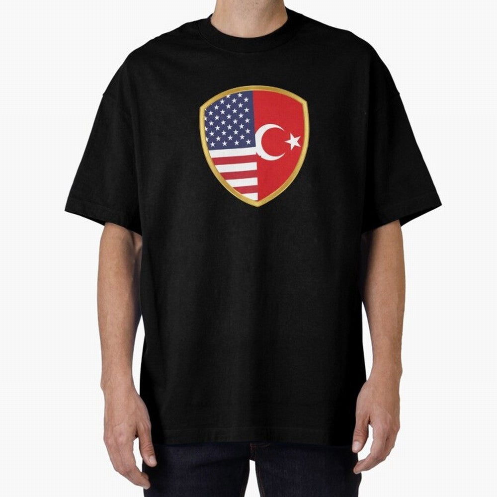 FIFA World Cup -USA v Turkiye Oversized T-Shirt Keep Football History Alive during FIFA World Cup 2026 USA Canada Mexico Spirit, with Netherlands, Haaland, Tournament Hype, Historic Matchups, Family Viewing Parties and Global Sports Pride; Ideal