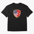 FIFA World Cup -USA v Turkiye Oversized T-Shirt Keep Football History Alive during FIFA World Cup 2026 USA Canada Mexico Spirit, with Netherlands, Haaland, Tournament Hype, Historic Matchups, Family Viewing Parties and Global Sports Pride; Ideal
