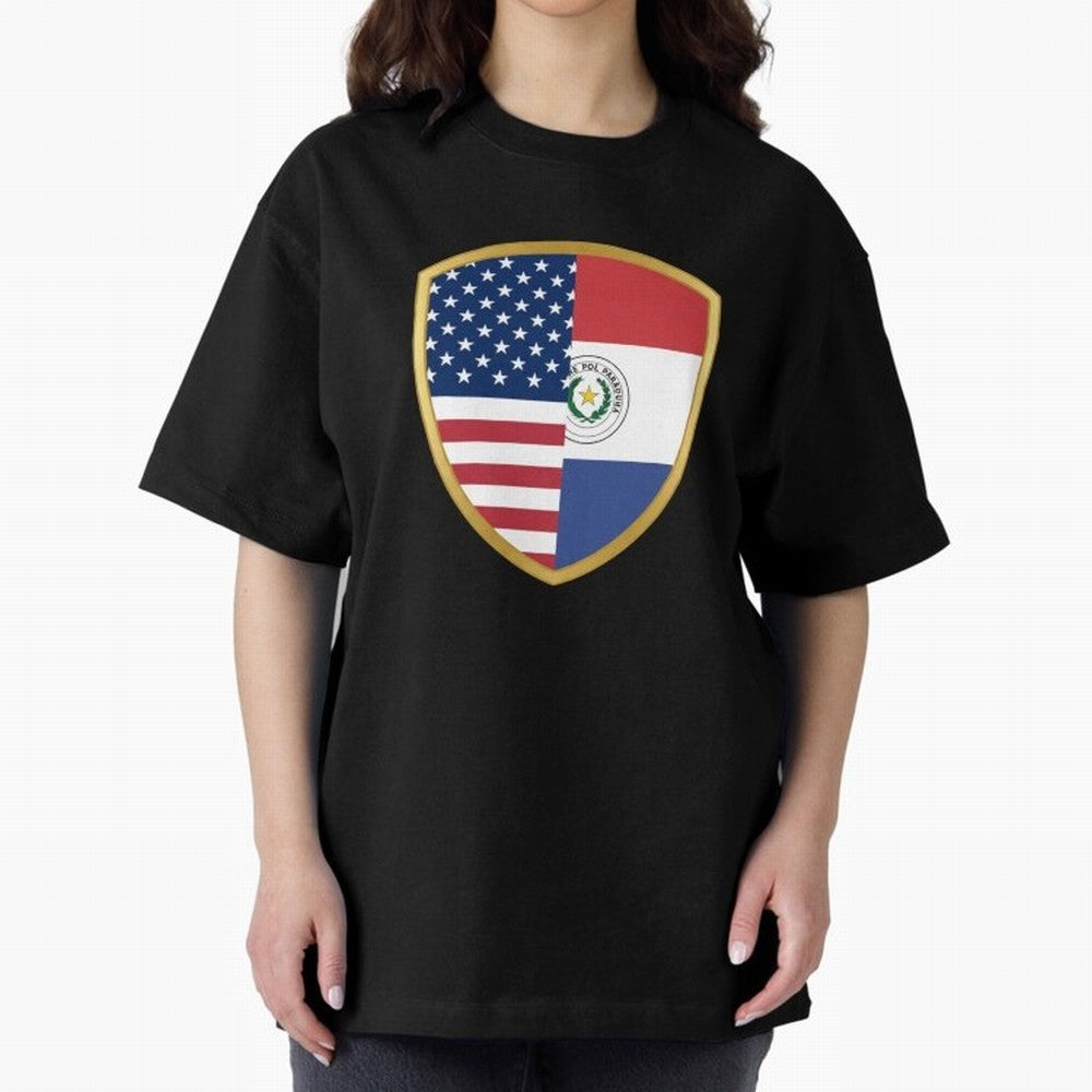 FIFA World Cup -USA v Paraguay Oversized T-Shirt Bring Legendary Rivalry Energy to FIFA World Cup 2026 Group Stage for Fans of Cristiano Ronaldo and Portugal, Spain and Germany, Bringing Match Day Excitement, Supporter Culture, Golden Goals and