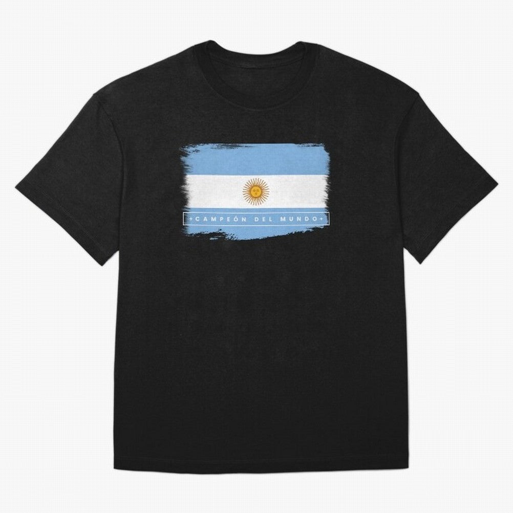 Argentina Campe¨®n del Mundo Oversized T-Shirt Show Championship Spirit for Global Football Passion for FIFA World Cup 2026 Group Stage, Inspired by CR7, Spain, Supporter Pride, Iconic Celebrations, Legendary Names and Global Match Day Energy;
