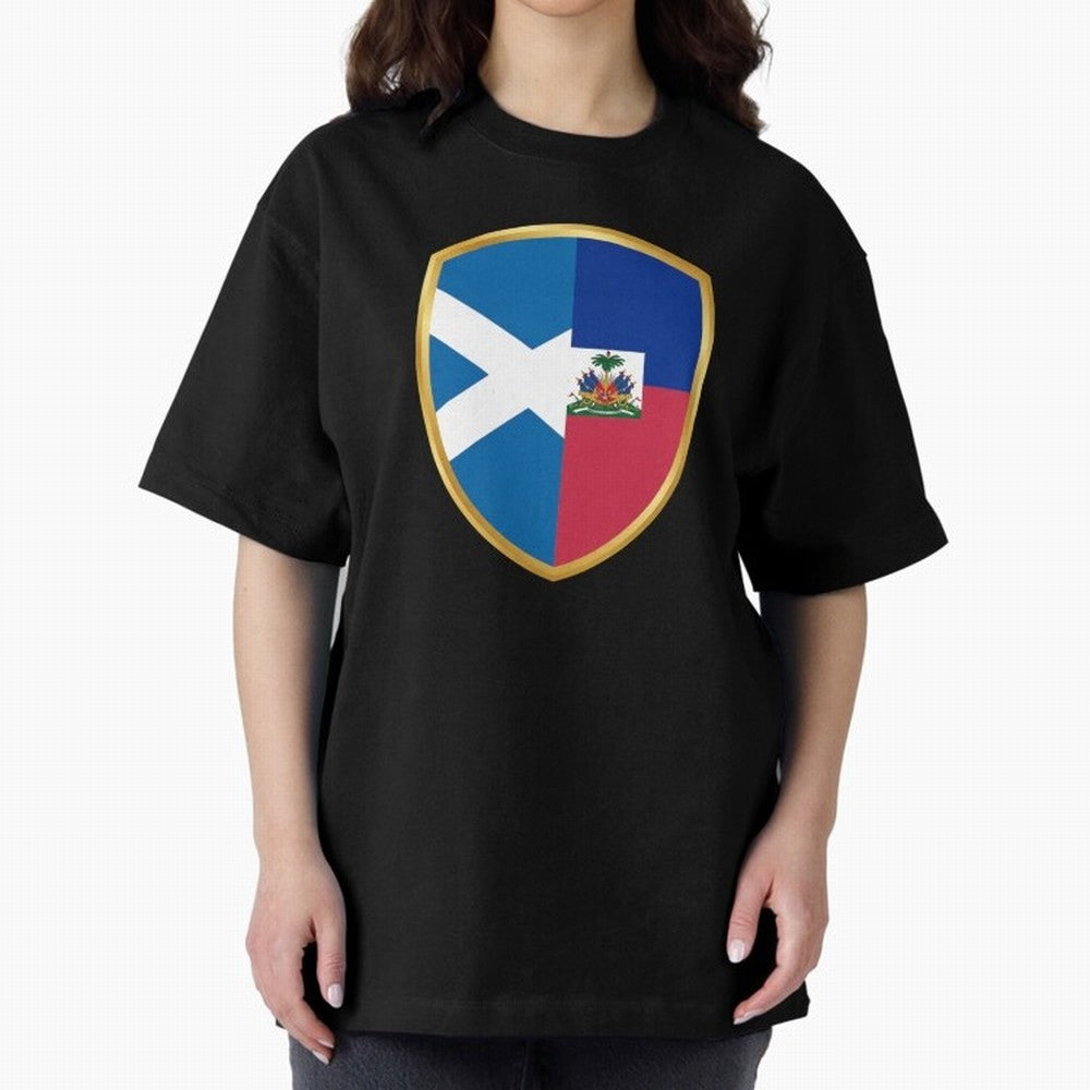 Copy of FIFA World Cup -Scotland v Haiti Oversized T-Shirt Feel the Trophy Chase of the FIFA World Cup 2026 USA Canada Mexico Journey through Cristiano Ronaldo Highlights, England, France and Netherlands Pride, Match Day Excitement, Supporter