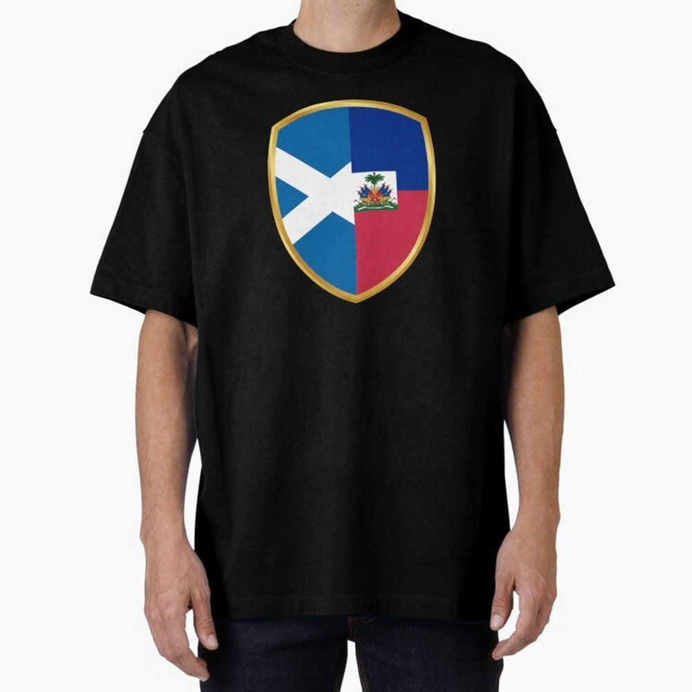 Copy of FIFA World Cup -Scotland v Haiti Oversized T-Shirt Feel the Trophy Chase of the FIFA World Cup 2026 USA Canada Mexico Journey through Cristiano Ronaldo Highlights, England, France and Netherlands Pride, Match Day Excitement, Supporter