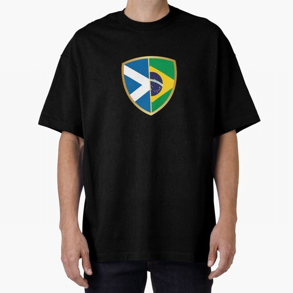 FIFA World Cup -Scotland v Brazil Oversized T-Shirt Turn Football Passion into the FIFA World Cup 2026 Journey through Cristiano Ronaldo, Haaland and CR7 Highlights, Argentina and Brazil Pride, Tournament Hype, Historic Matchups, Family Viewing