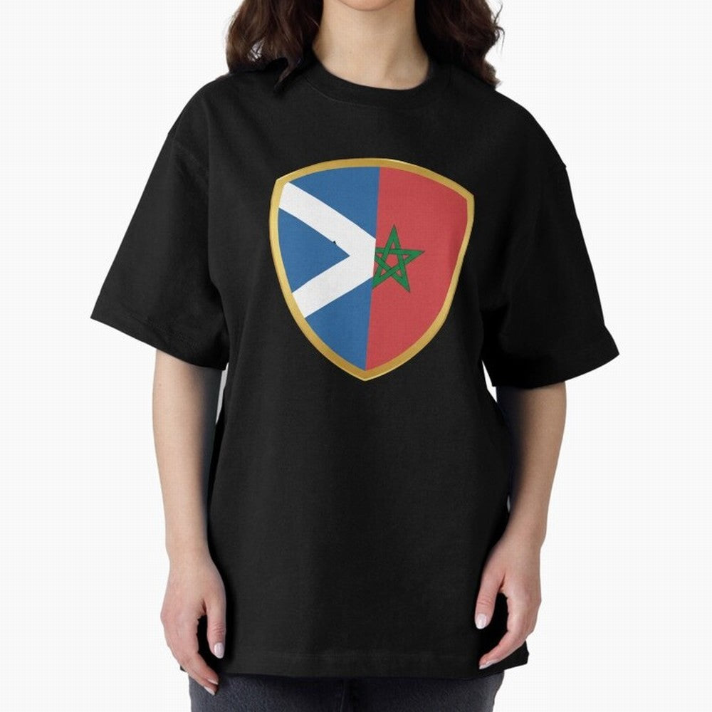 FIFA World Cup -Scotland v Morocco Oversized T-Shirt Celebrate Football Heritage in the FIFA World Cup 2026 Journey through Mbappe and Neymar Highlights, Argentina Pride, Goal Celebration Energy, Supporter Heritage, Football Icons and Worldwide