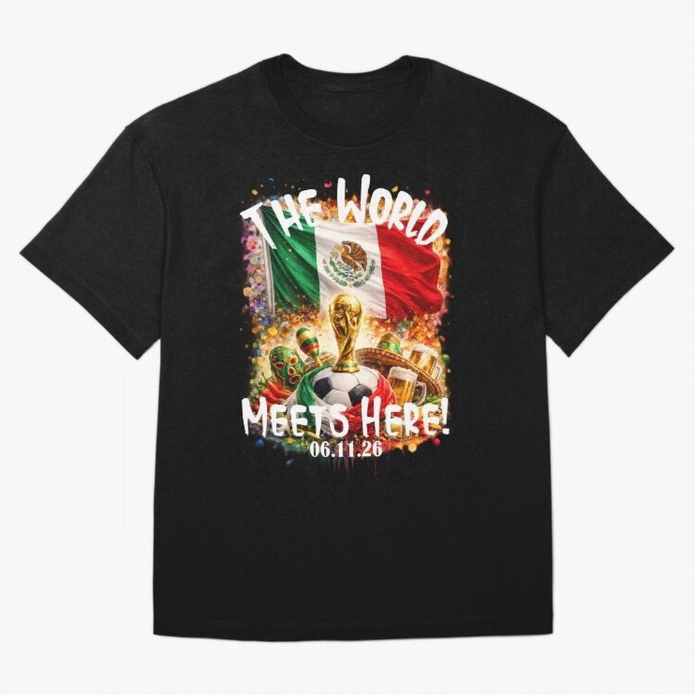 2026 World Cup Oversized T-Shirt Bring Bold Fan Energy to Global Football Passion for FIFA World Cup 2026 Group Stage, Inspired by Neymar, Haaland and Cristiano Ronaldo, England, Worldwide Fan Energy, Dramatic Goals, Stadium Lights and Championship