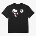 SNOOPY Football - FIFA World Cup 2026 Oversized T-Shirt Cheer for the FIFA World Cup 2026 Group Stage Journey through Mbappe Highlights, Portugal Pride, Global Supporter Spirit, Legendary Goals, National Colors and Tournament Celebration; Perfect