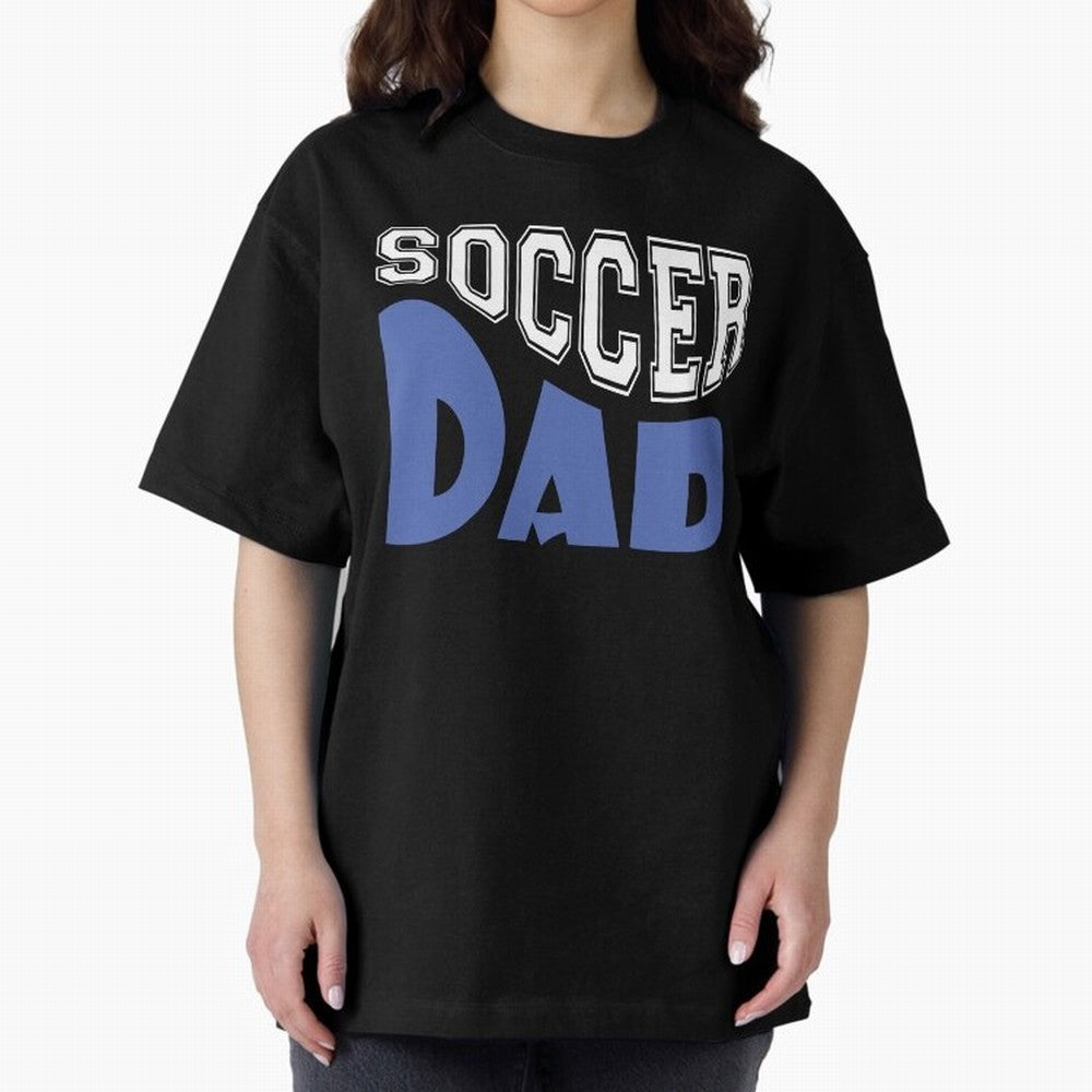 Funny Dad, Football World Cup 2026 Oversized T-Shirt Stand Out with Spirit from FIFA World Cup 2026 USA Canada Mexico Driven by Cristiano Ronaldo, Haaland and CR7, Brazil Energy, Football History, Final Match Energy, Crowd Noise and Once in a