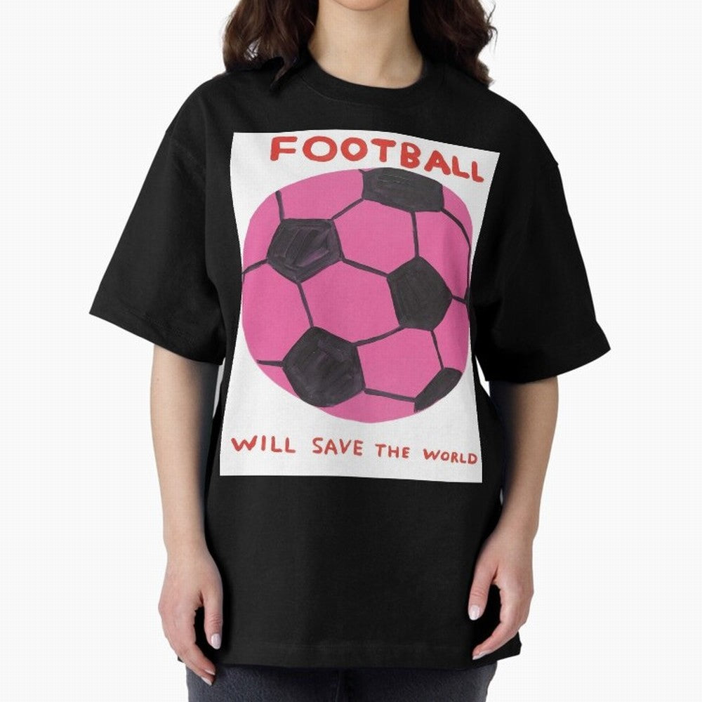 World Cup 2026 Soccer Celebration: United Football Fan Art Oversized T-Shirt Live for the Drama of Global Football Passion for FIFA World Cup 2026 Group Stage, Capturing Messi, CR7 and Mbappe, Portugal, Spain and Germany, Match Day Excitement,