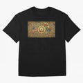 Ornate Soccer Emblem with Flags Oversized T-Shirt Spotlight FIFA World Cup 2026 Made for Neymar, Brazil, Portugal and Argentina Energy, Goal Celebration Energy, Supporter Heritage, Football Icons and Worldwide Tournament Joy; Ideal for Passionate