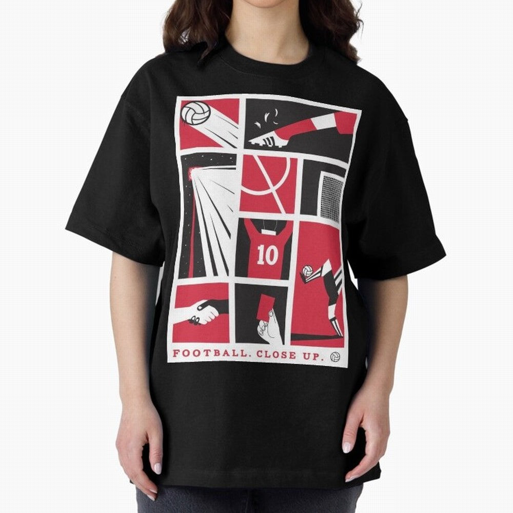 World Cup 2026 Soccer Celebration: United Football Fan Art Oversized T-Shirt Make Game Day About FIFA World Cup 2026 Group Stage Centered on Mbappe and Neymar, Spain Energy, Football Passion, Legendary Performances, Festival Vibes and Supporter